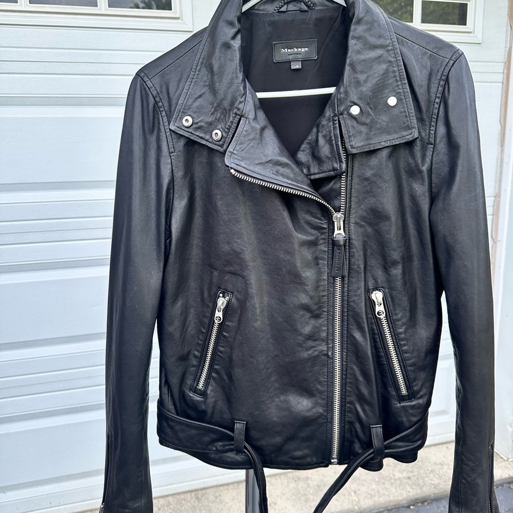 Mackage real leather jacket